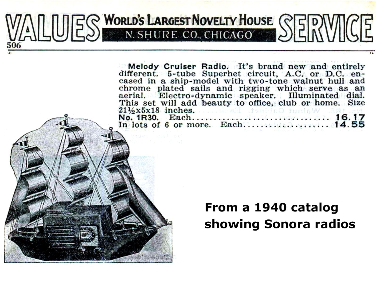 1941 Limited Edition WWII themed Motion Lamp Radio 